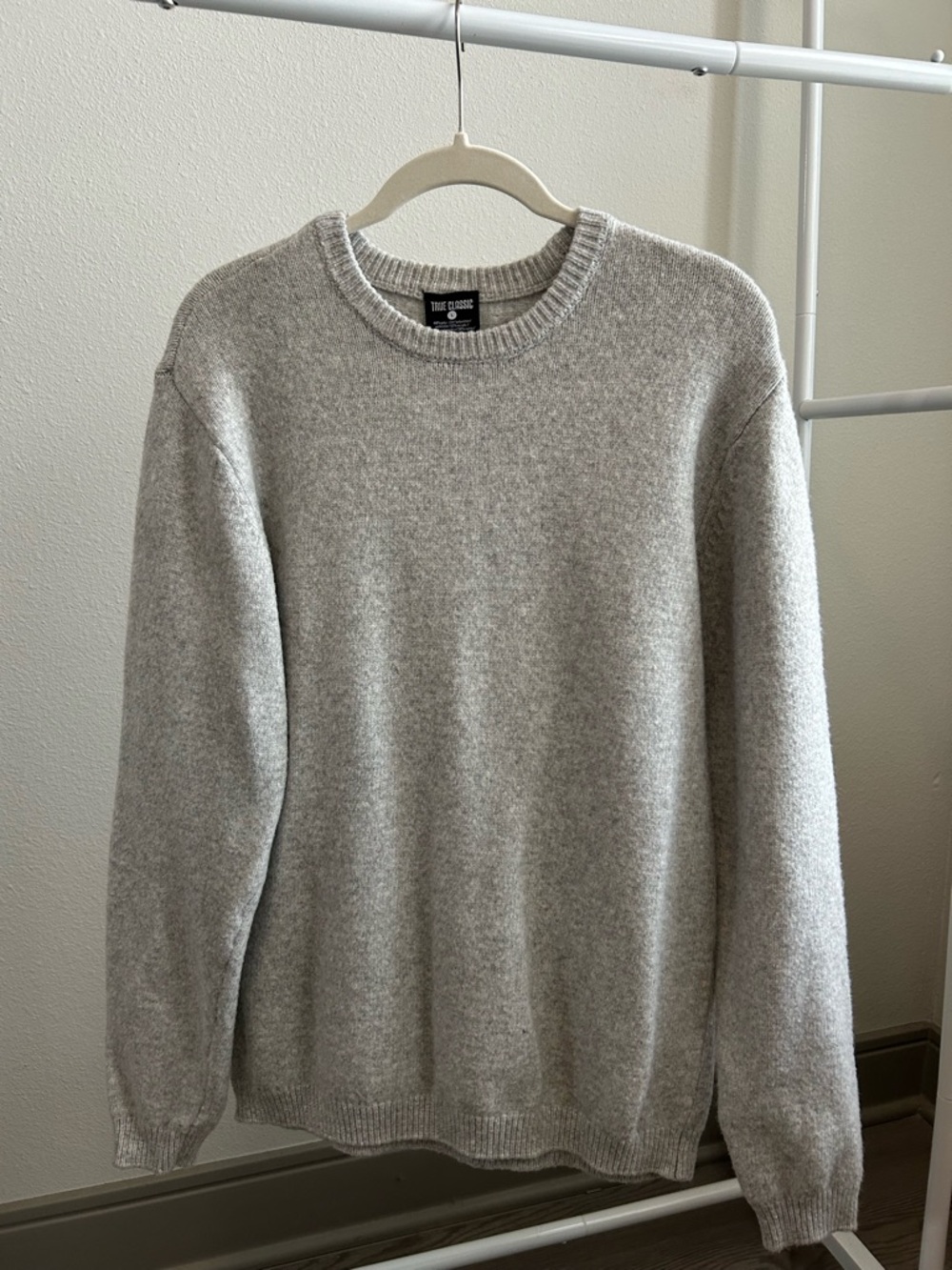 True Classic Gray Sweater